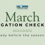 March Irrigation Checklist: