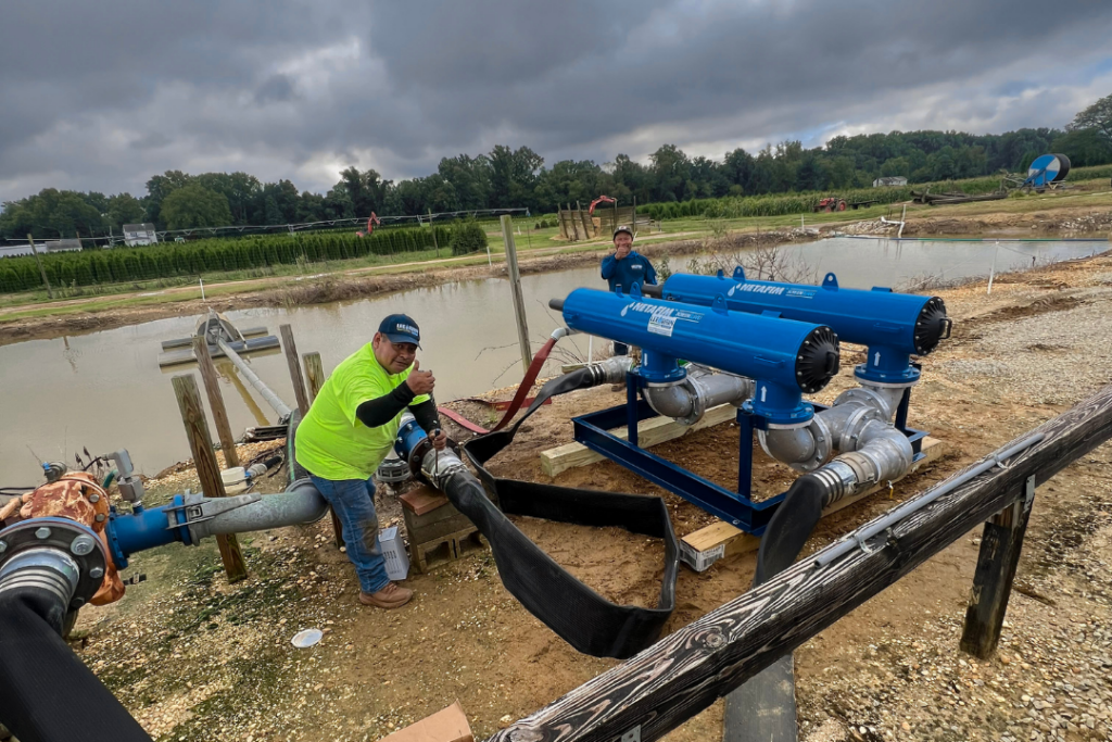 Lee Rain works with growers on irrigation projects from planning through implementation.